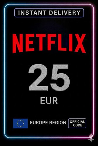 Netflix Gift Card 25 Euro