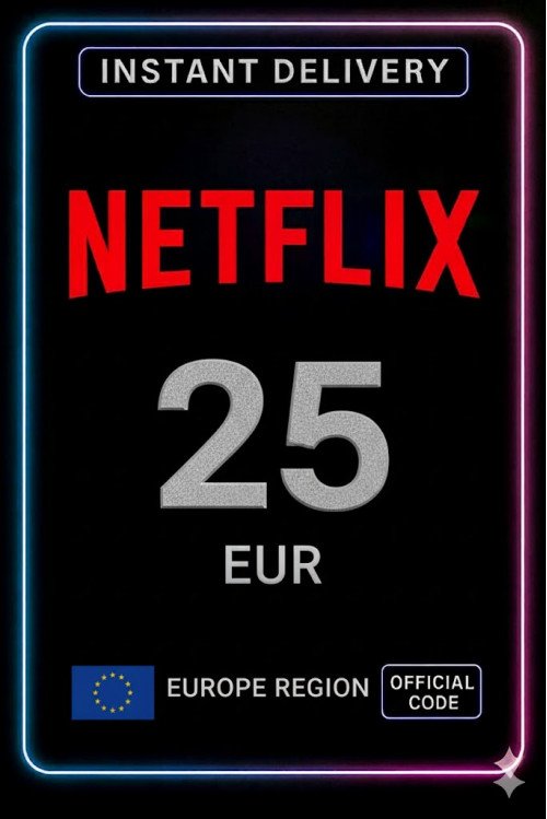 Netflix Gift Card 25 Euro