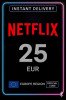 Netflix Gift Card 25 Euro