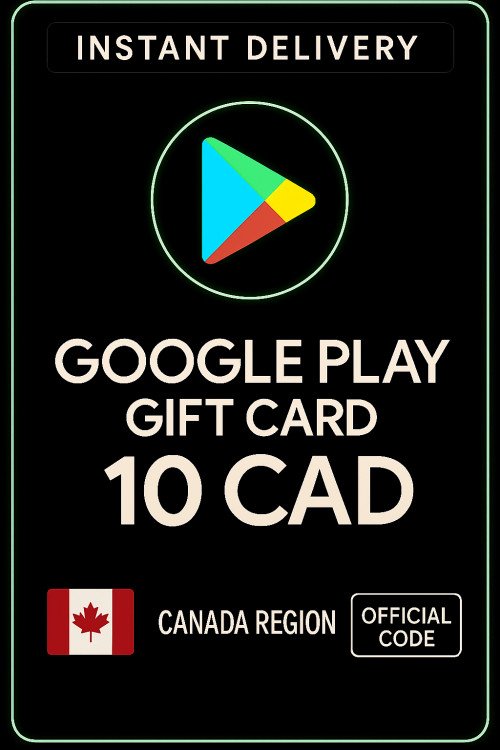 Google Play Gift Card - Canada 10 CAD
