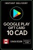 Google Play Gift Card - Canada 10 CAD