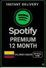 Spotify Colombia 12 Month