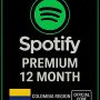 Spotify Colombia 12 Month