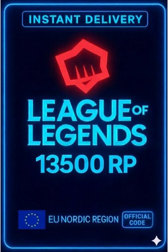 Riot Points - 13500 RP (EU)