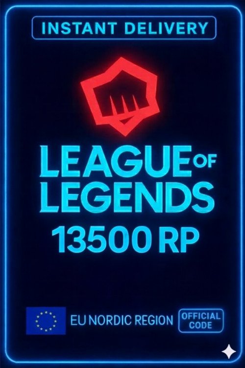 Riot Points - 13500 RP (EU)