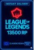 Riot Points - 13500 RP (EU)