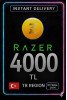 4000 TL Razer Gold Pin