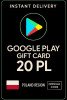 Google Play Gift Card - Poland PL 20