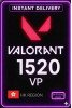 Valorant Points - 1520 VP (Hong Kong)