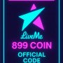 LiveMe - 899 Coin