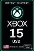 Xbox Live Gift Card 15 Usd Wallet