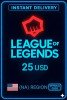 League Of Legends NA 25 Usd Riot Gift Card