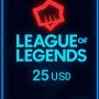 League Of Legends NA 25 Usd Riot Gift Card