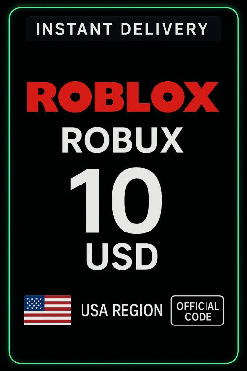 Roblox 10 usd Game Card (US) - Promo