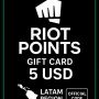 Riot Points Latam America - 5 USD