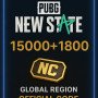 PUBG New State - 15000+1800 NC