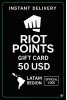 Riot Points Latam America - 50 USD