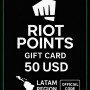 Riot Points Latam America - 50 USD
