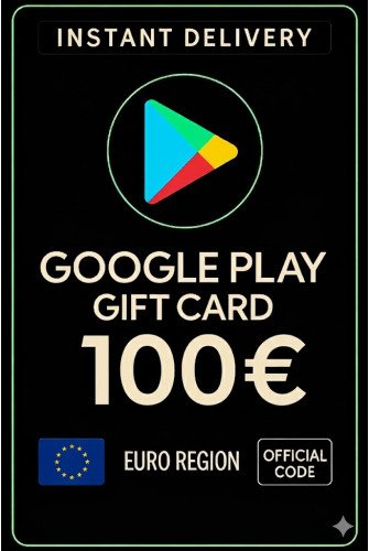 Google Play Gift Card - Europe 100 €