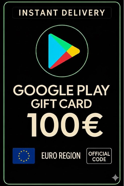 Google Play Gift Card - Europe 100 €