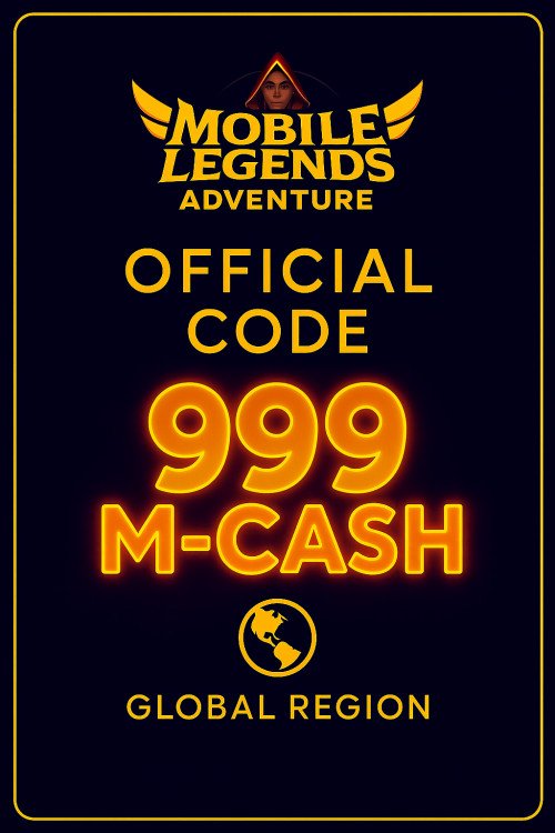 Mobile Legends Adventure 999 M-Cash (Global)