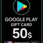Google Play Gift Card - United States 50 $