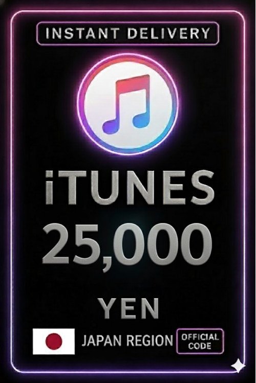 iTunes Gift Card 25000 Yen JP