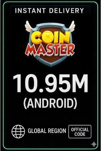 Coin Master 10.95 M Coins (Android Turkey)