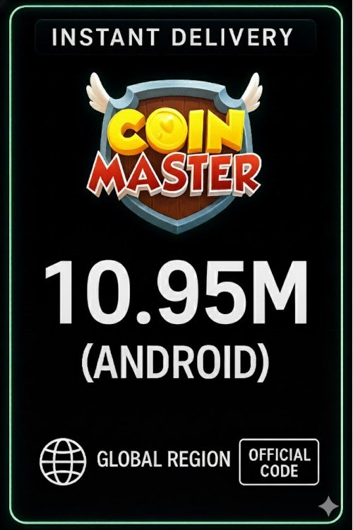 Coin Master 10.95 M Coins (Android Turkey)