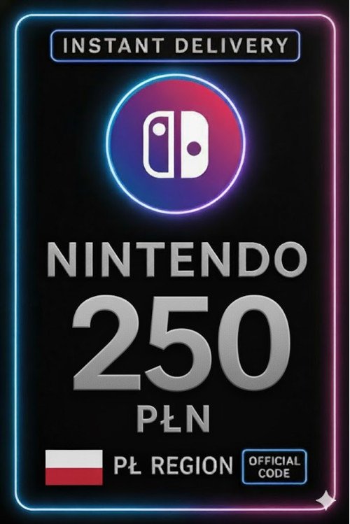 Nintendo eShop Prepaid Card - 250 PLN