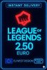 League Of Legends Eu West 2,5 EURO Points