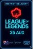 League of Legends 25 AUD RP Gift Card