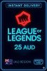 League of Legends 25 AUD RP Gift Card