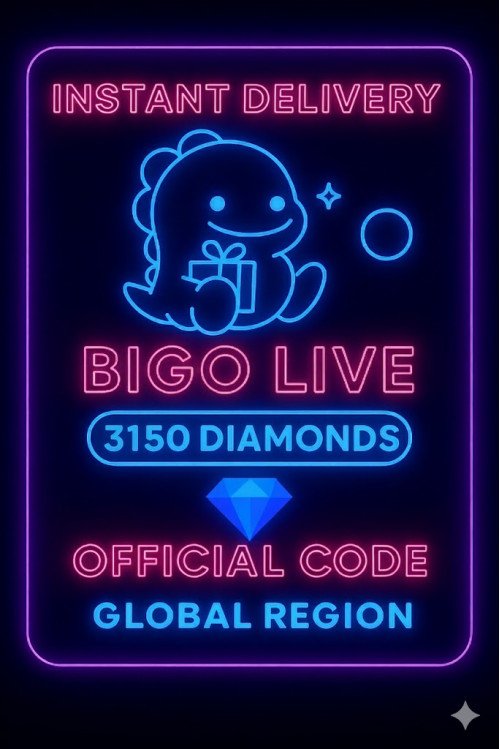 Bigo Live - 3150 Diamonds (Global)