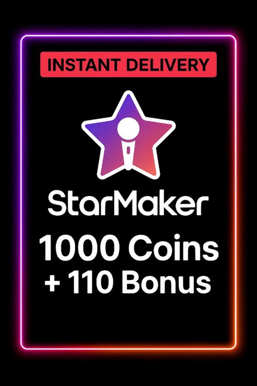 StarMaker1000 Coins + 110 Bonus