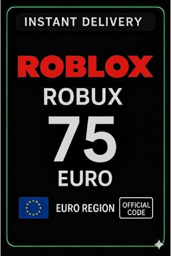 Roblox 75 Euro Game Card (EU)