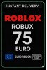 Roblox 75 Euro Game Card (EU)
