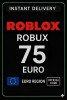 Roblox 75 Euro Game Card (EU)