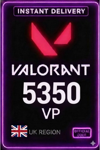 Valorant Points - 5350 VP (UK Seerver)