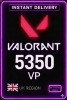 Valorant Points - 5350 VP (UK Seerver)
