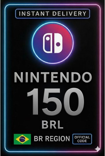 Nintendo eShop Card - 150 BR