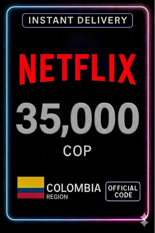 Netflix Gift Card 35.000 COP