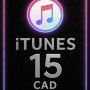 iTunes Gift Card 15 CAD CA