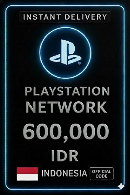 PlayStation PSN Card 600,000 Rp (ID)
