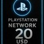 Playstation Card 20 USD KSA - Saudi Arabia