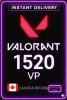 Valorant Points - 1520 VP (Canada)