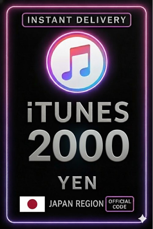 iTunes Gift Card 2000 Yen JP