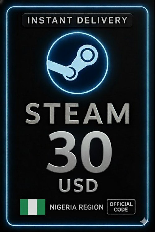 Steam Wallet Code - 30 USD (Nigeria)