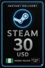 Steam Wallet Code - 30 USD (Nigeria)