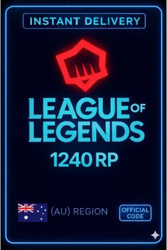 Riot Points - 1240 RP (Australia)